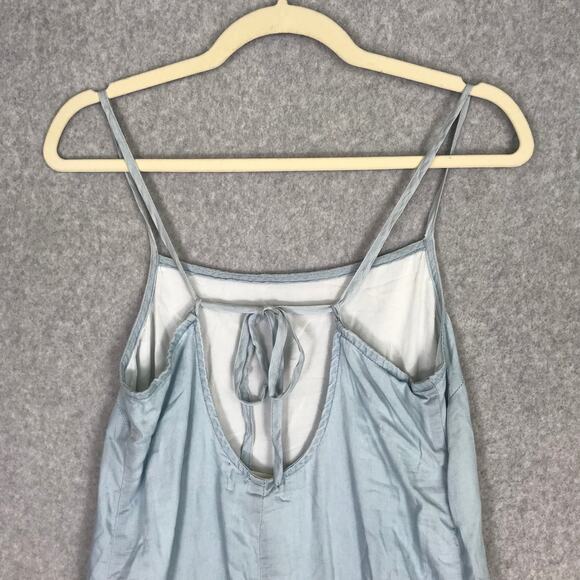 Cloth Stone Anthropologie Dress XS Blue Midi Tie Dye Resort Coastal Cowgirl READ - Picture 7 of 11